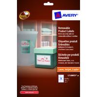 AVERY RECT REMOVABLE PRODUCT LABELS WHT