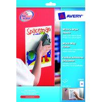 avery write and wipe a4 sheets pack of 5