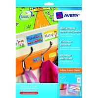 AVERY REM MULTI RECTANGULR LBLS WHITE P8