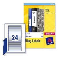 AVERY EUROFOLIO FILE LABEL 25SHT L7170