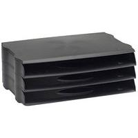 Avery Desktop Wd Entry Tray Set Black