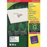 Avery Recycled Laser Label White Address 63.5x38.1mm 21