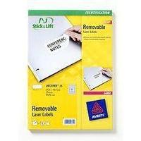 Avery Removable Laser Label 189 per Sheet Pack of 25