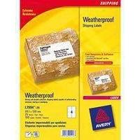 avery weatherproof shipping label 991x139mm pack of 25