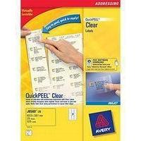 avery clear laser label 991x677mm 8 per sheet pack
