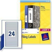 avery eurofolio file label pack of 25 sheets l7170 25