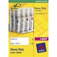 Avery Laser Label 209x294mm Heavy Duty 1 per Sheet Pack of