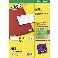 Avery Laser Label 38.1x21.2mm 65 per Sheet Pack of 25 White