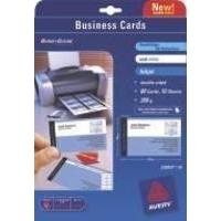 avery quick clean matt inkjet business card 85x 54mm