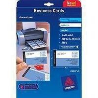 Avery Quick and Clean Business Card Satin White Laser 85x54mm