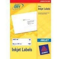 avery quickdry inkjet label 139x991mm 4 per sheet pack of