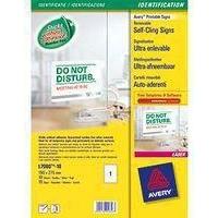 Avery Removable Cling Sign 190x275mm Pack of 10 L7080-10