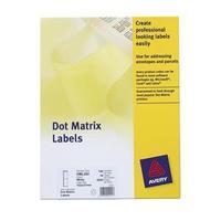Avery OML103 Dot Matrix Computer Labels (102 x 49mm) White (Pack of 750 Labels)