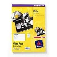 avery video face label pack of 25 sheets l7671 25