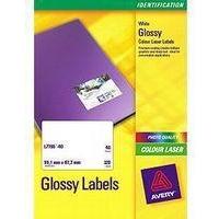 Avery Laser Label 99.1x67.7mm 8 per Sheet White Pack of 40