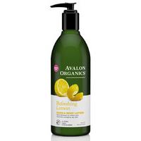 avalon organics hand body lotion lemon 340g