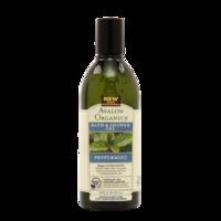 Avalon Organics Peppermint Bath & Shower Gel 350ml - 350 ml, Peppermint