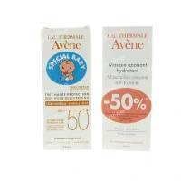 Avène High Protection Mineral Cream SPF50+ with Moisturizing Mask 100 ml