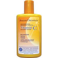 avalon organics vitamin c balancing facial toner 250ml