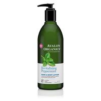 avalon organics hand body lotion revitalizing peppermint peppe