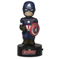 Avengers Captain America Solar Nodder Body Knocker With Base Marvel 16cm