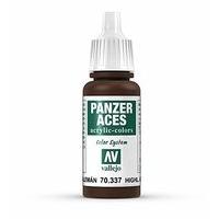 Av Vallejo Panzer Aces 17ml - Highlight German (black)