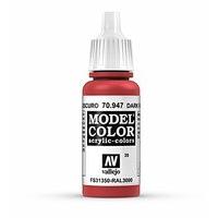 Av Vallejo Model Color 17ml - Dark Vermillion