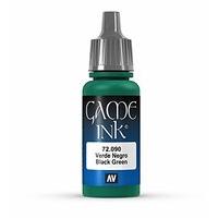 Av Vallejo Game Color - Game Ink - Inky Black Green