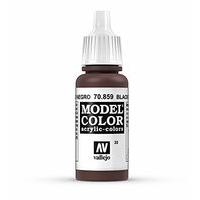 av vallejo model color 17ml black red cadmium brown