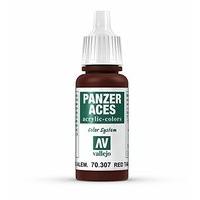 Av Vallejo Panzer Aces 17ml - Red Tail Light German