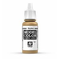 Av Vallejo Model Color 17ml - Green Ochre