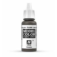 av vallejo model color 17ml us olive drab