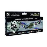 Av Vallejo Model Air Set - WWII Raf Day Fighters (x8)