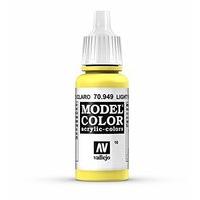 Av Vallejo Model Color 17ml - Light Yellow