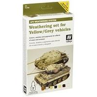 Av Armour Set - Afv Weathering For Yellow & Grey Vehicles