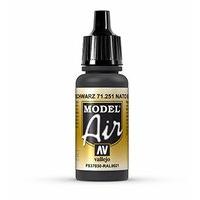 Av Vallejo Model Air 17ml - Nato Black