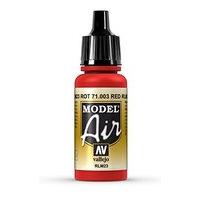 Av Vallejo Model Air 17ml - Red (rlm23)