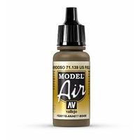 Av Vallejo Model Air 17ml - Us Field Drab (fs30118)