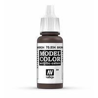 Av Vallejo Model Color 17ml - Brown Glaze