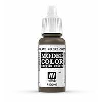 Av Vallejo Model Color 17ml - Chocolate Brown