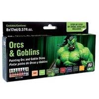 Av Vallejo Game Color -set - Orcs & Goblins