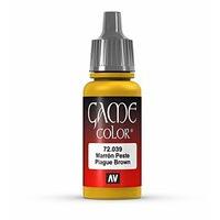 av vallejo game color 17ml plague brown