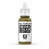 Av Vallejo Model Color 17ml - Metallic Bronze