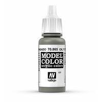 av vallejo model color 17ml metallic oily steel