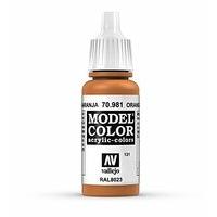 av vallejo model color 17ml orange brown