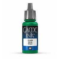 av vallejo game color game ink inky green