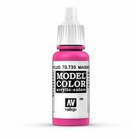 av vallejo model color 17ml fluorescent magenta