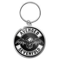 Avenged Sevenfold Deathbat Crest Keychain