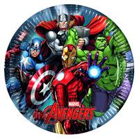 Avengers Plates 23cm 8pk
