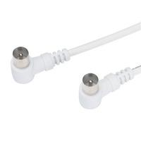 Avlink 112.008UK Coaxial Lead with Right Angle Plugs 2.0m